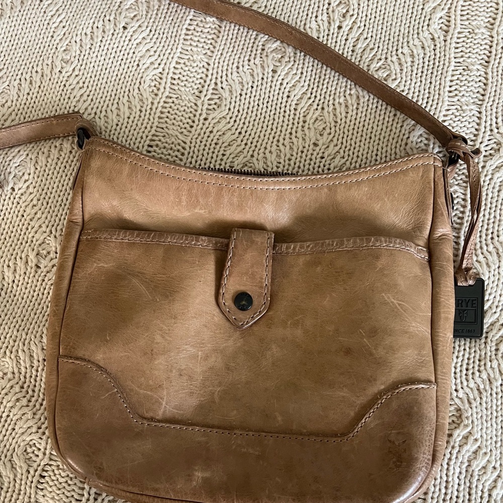 Frye leather crossbody